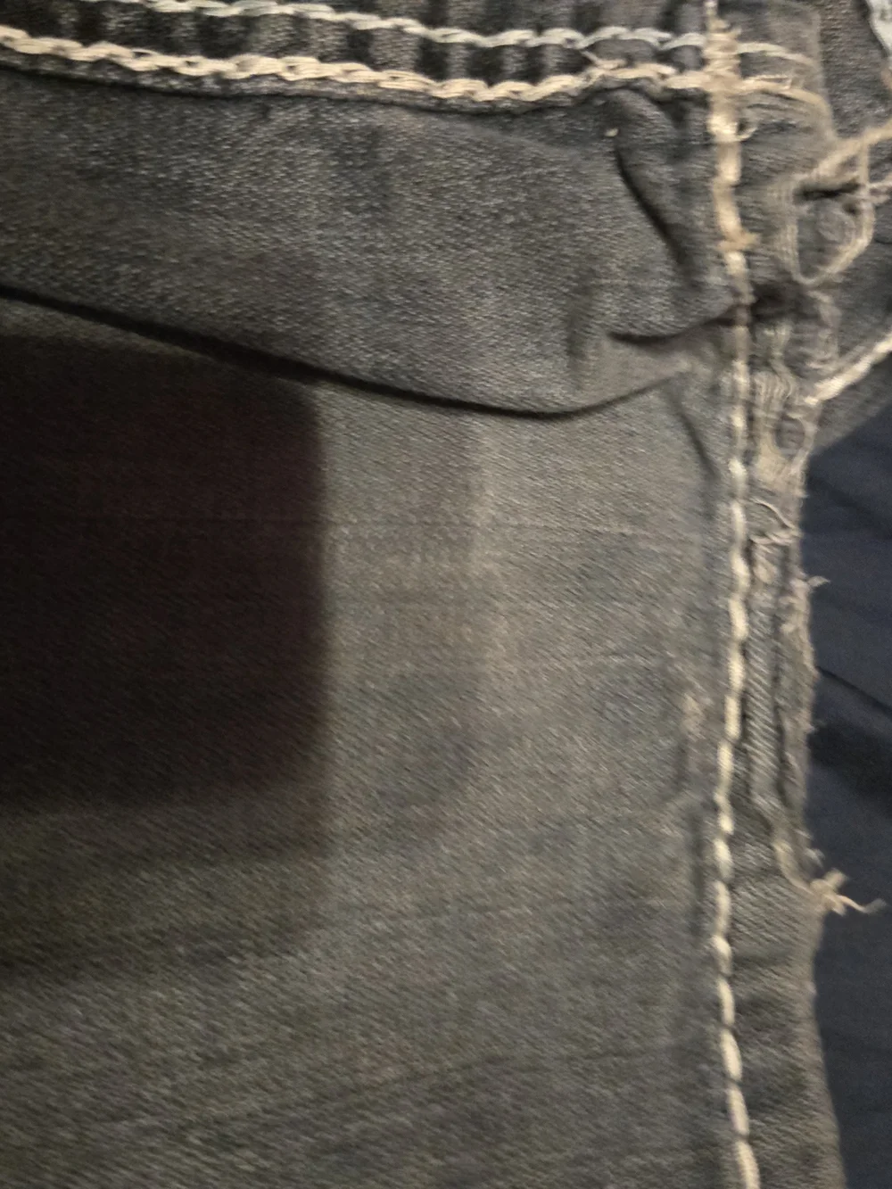 True Religion Mens Bootcut Jeans with Signature Embroidered Pockets